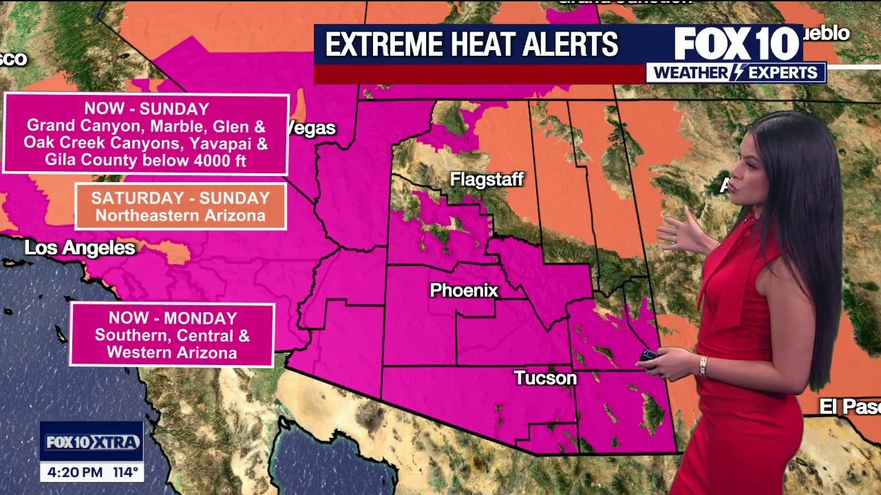 Extreme heat blankets Arizona this weekend