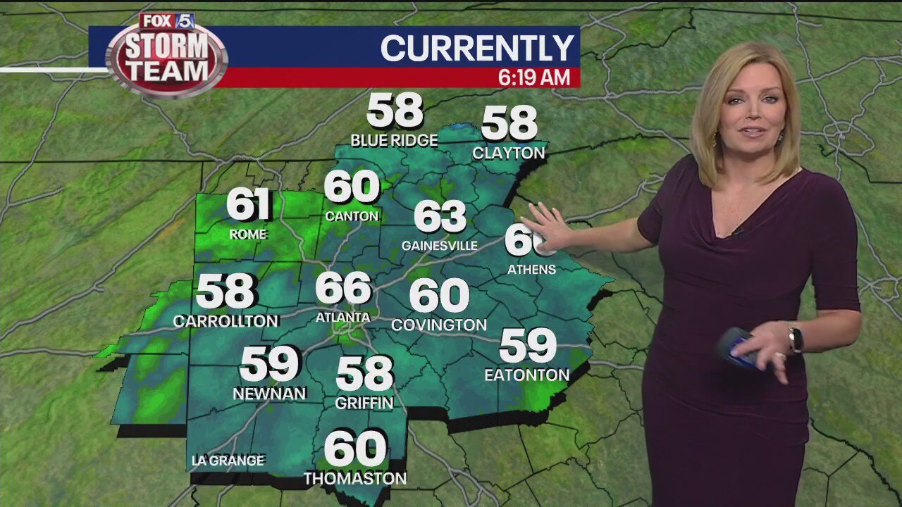 Monday morning weather forecast
