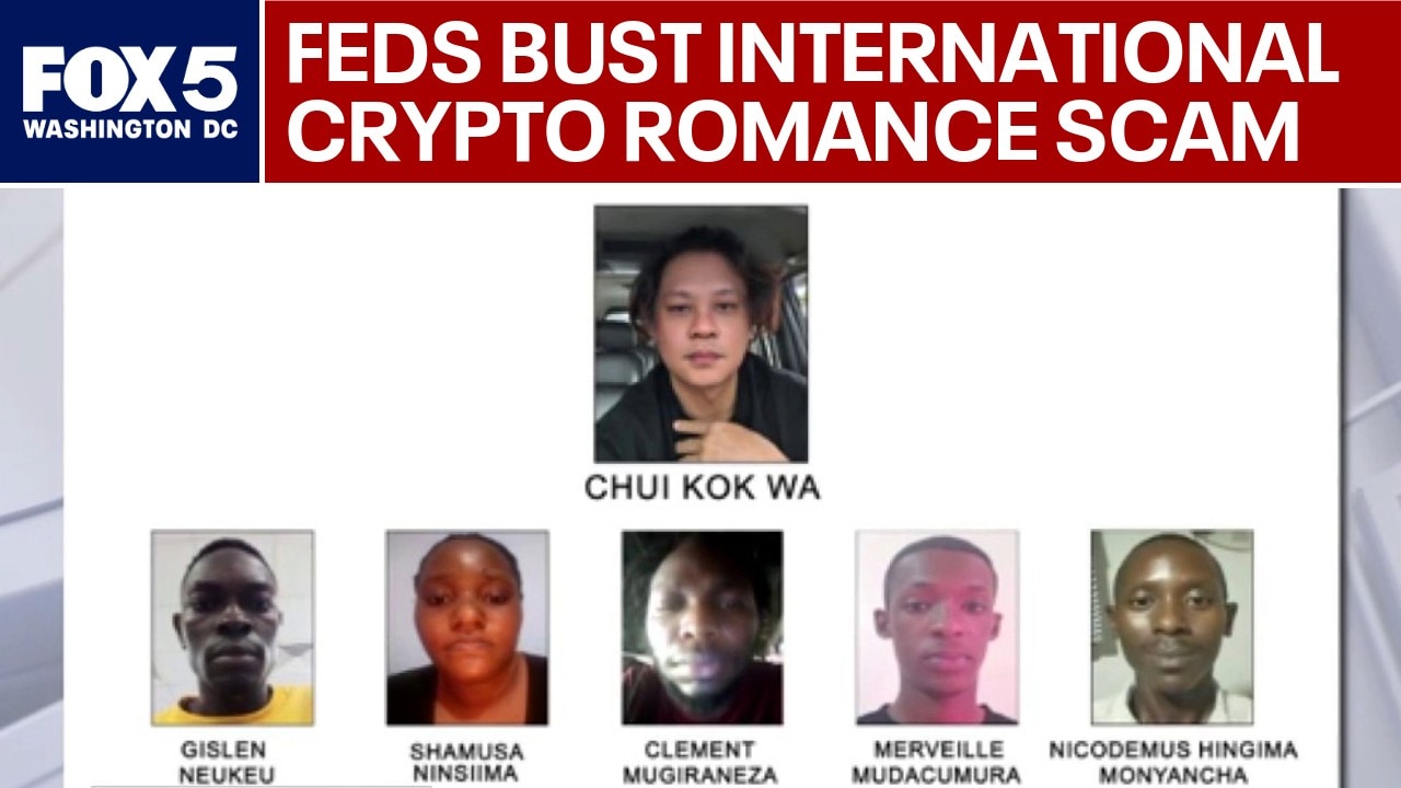 Six people charged in international crypto romance scam