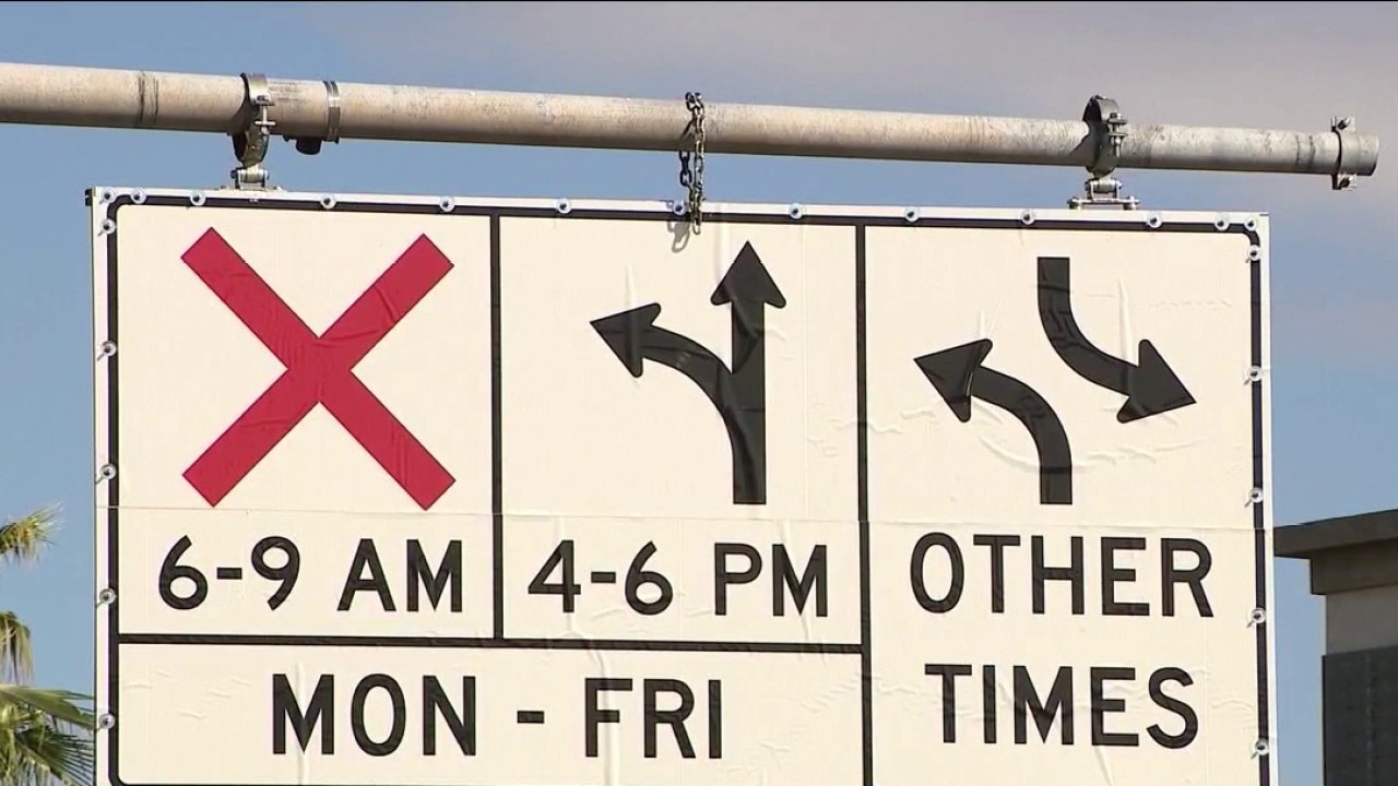 Phoenix studying reversible lanes on 7th Street, 7th Avenue