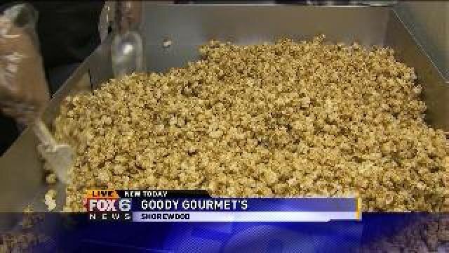 Laura learns how popcorn is made a Goody Gourmet's