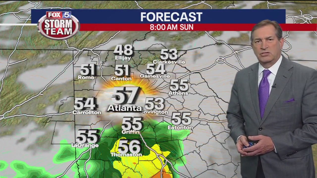 Friday afternoon forecast