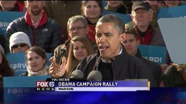 President Obama rally in Madison