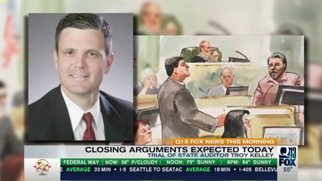 Closing arguments exptected today in trial of state auditor Troy Kelley