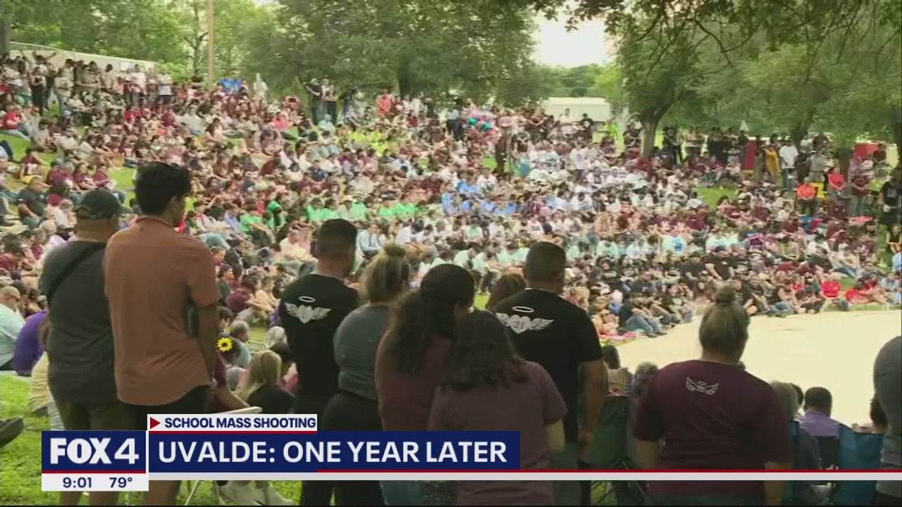 Uvalde marks 1 year since Robb Elementary mass shooting