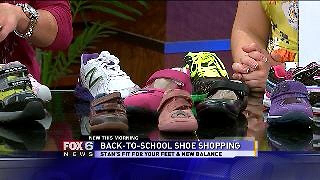 Back-to-school shoe shopping