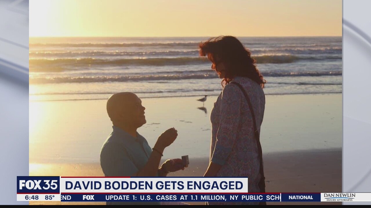 FOX 35's David Bodden gets engaged