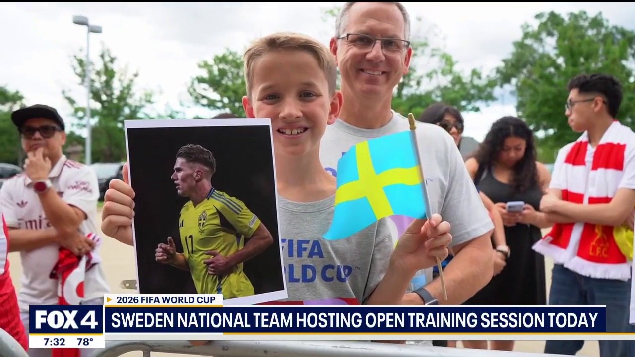Sweden national team hosting open training session today