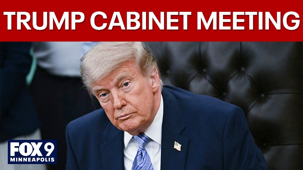 Iran war: Trump holding cabinet meeting amid talks
