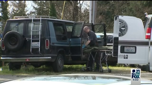Body found in van