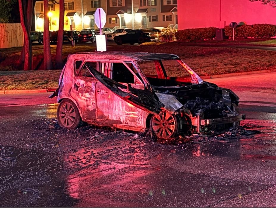 Charred stolen vehicle found in Durham amid series of break-ins overnight