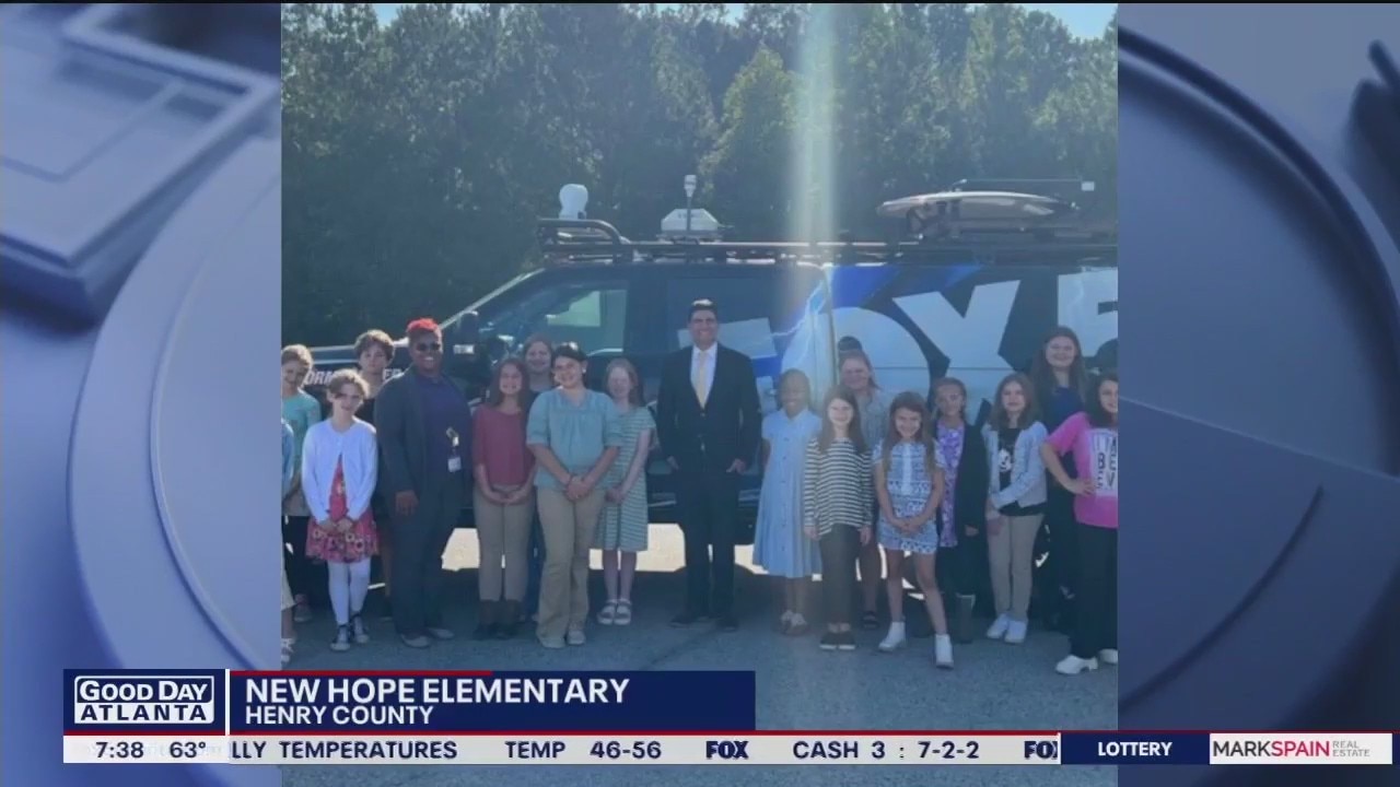 New Hope Elementary School Weather Visit