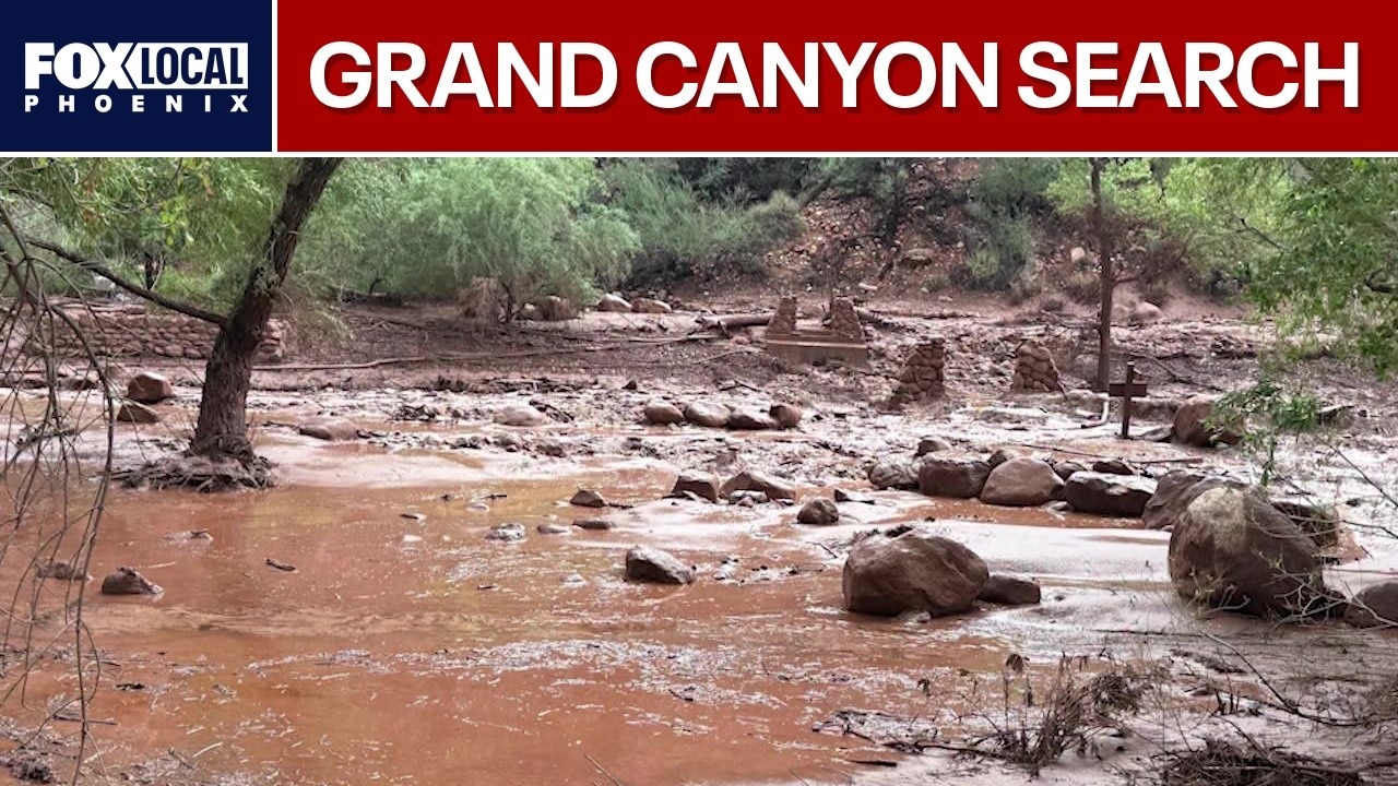Grand Canyon flash flooding: Crews continue search
