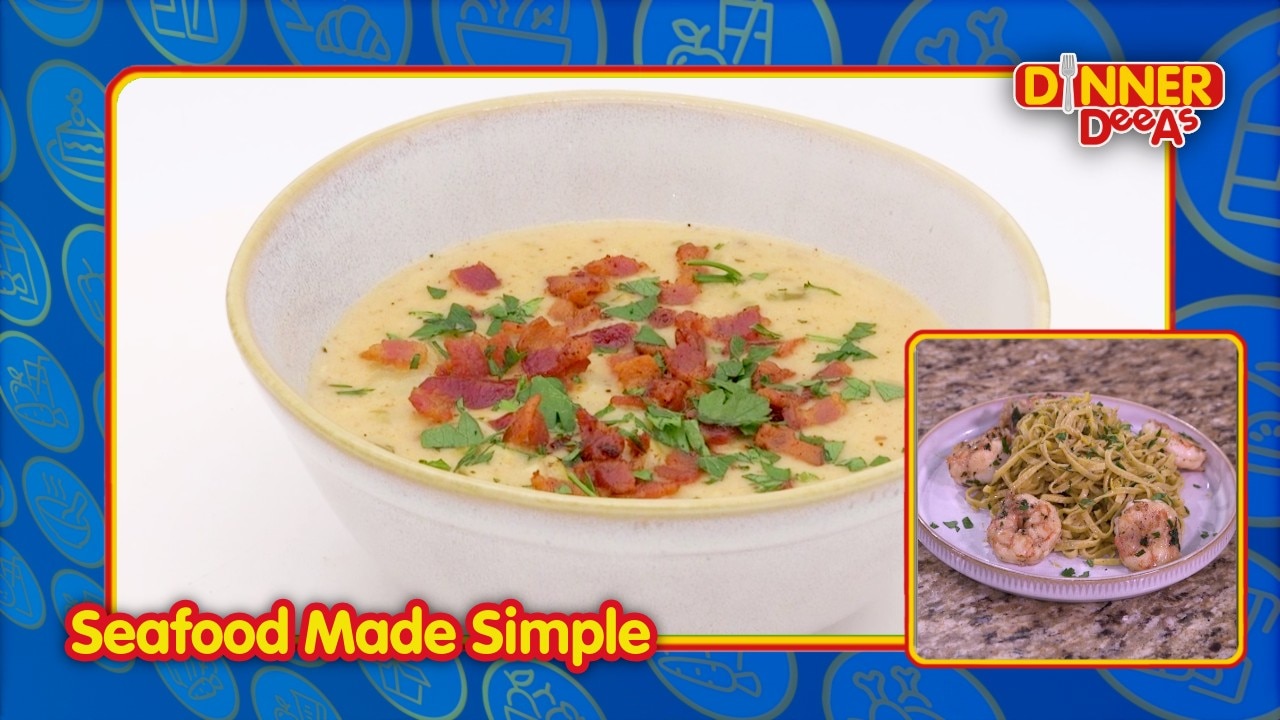  Seafood Made Simple: Clam Chowder, Shrimp Scampi | Dinner DeeAs