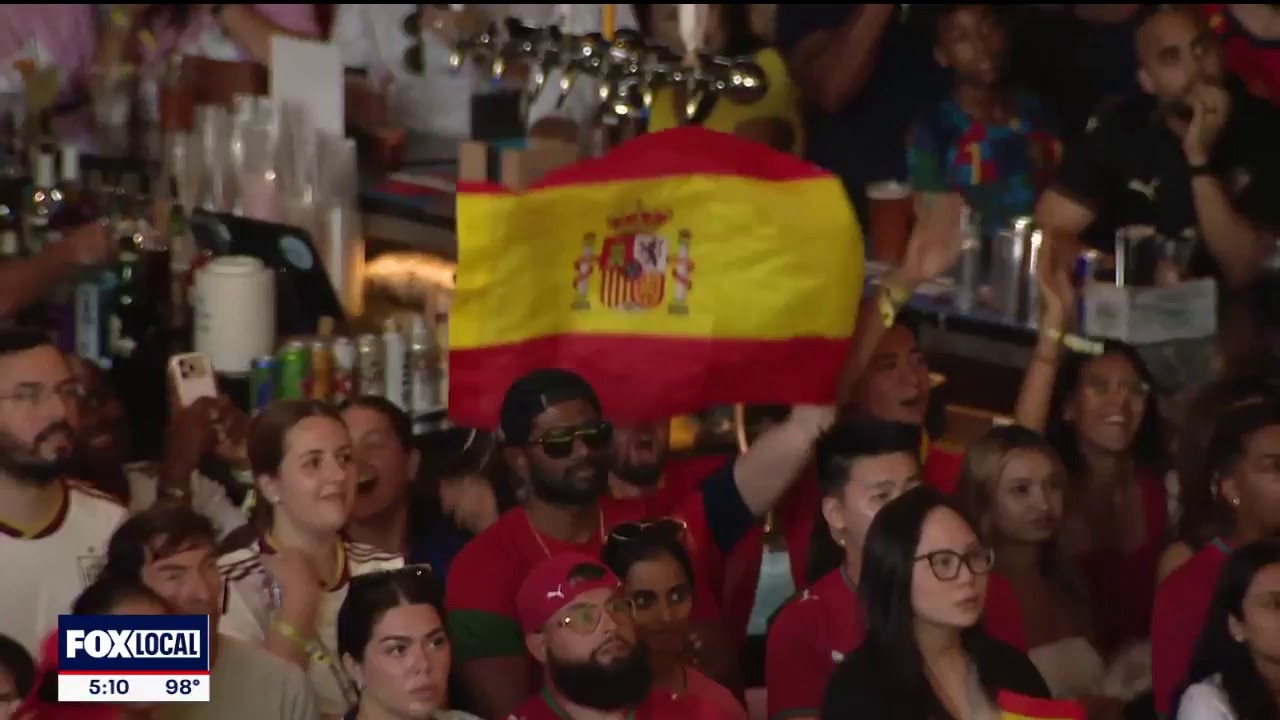 Spain fans relish win over rival Portugal at Dallas Stadium