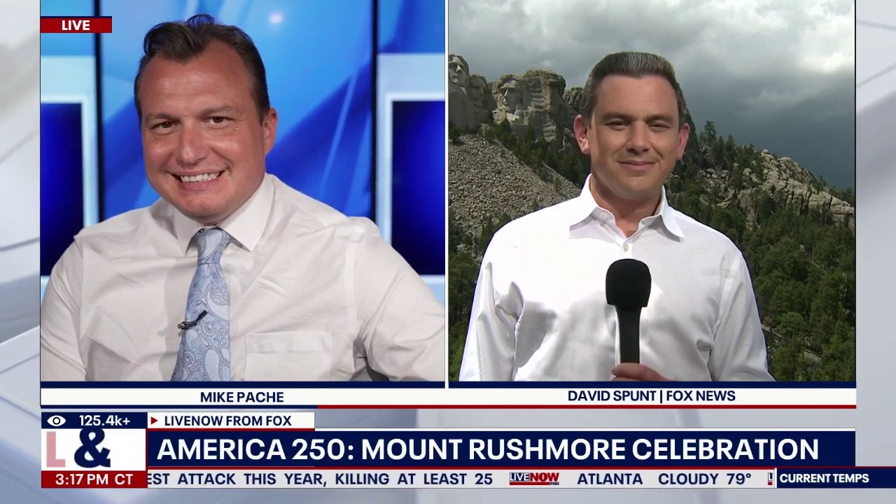 President Trump on Mount Rushmore