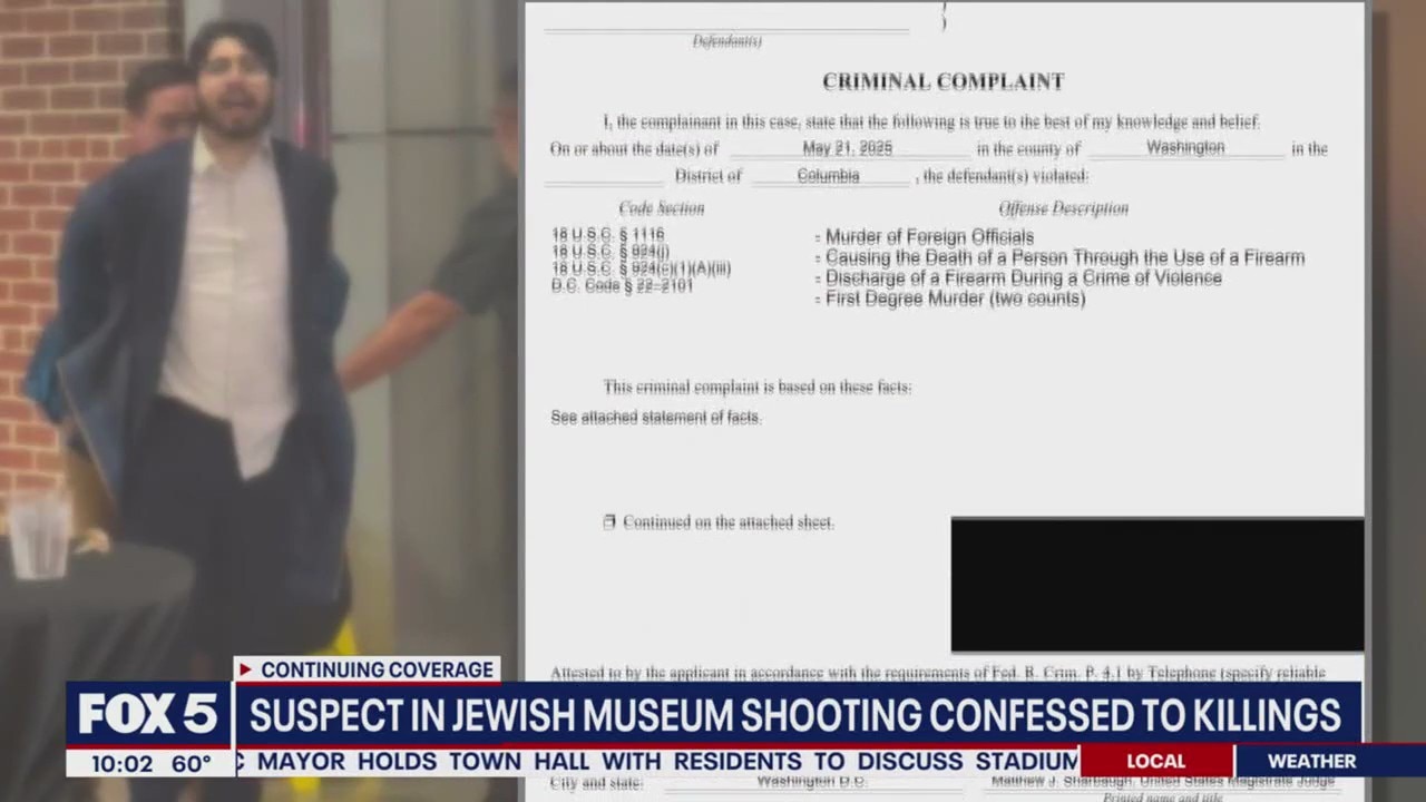 Suspect murders of Israeli Embassy staffers confessed: 'I did it'