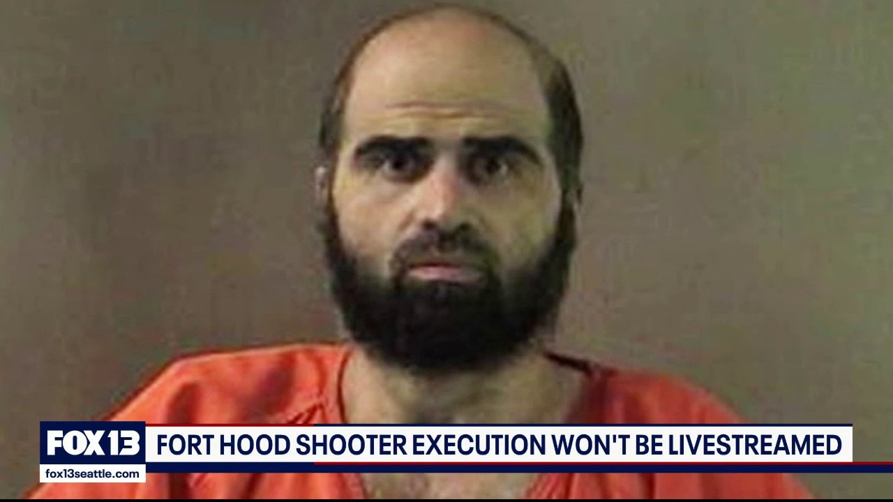 Fort Hood shooter execution won't be livestreamed