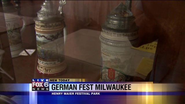 Carl enjoys art as he previews German Fest