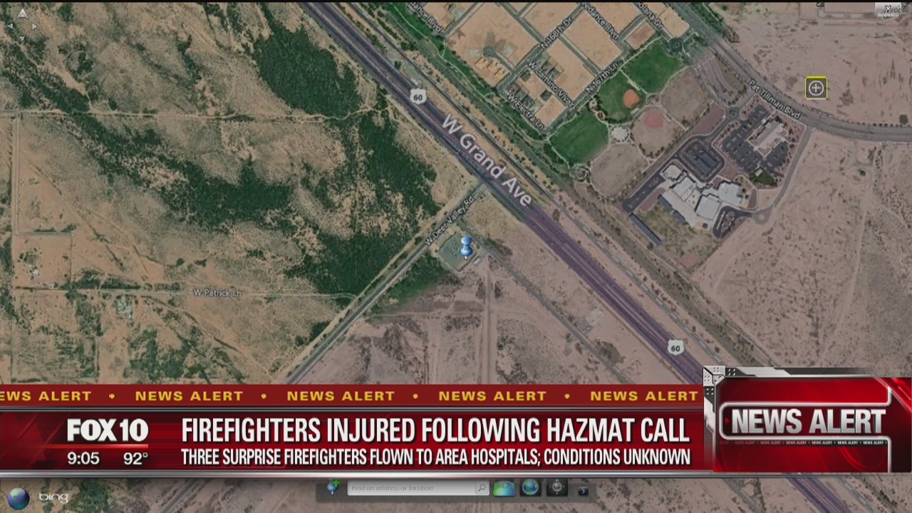 3 Surprise firefighters hurt during incident