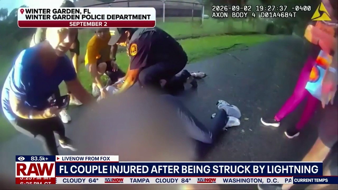 Florida couple injured by lightning strike