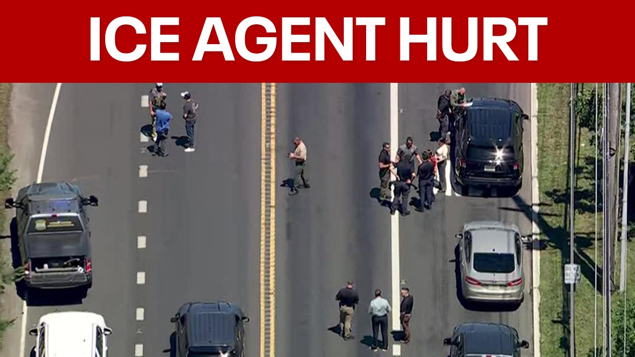 ICE Agent struck by fleeing suspect's vehicle in New Jersey