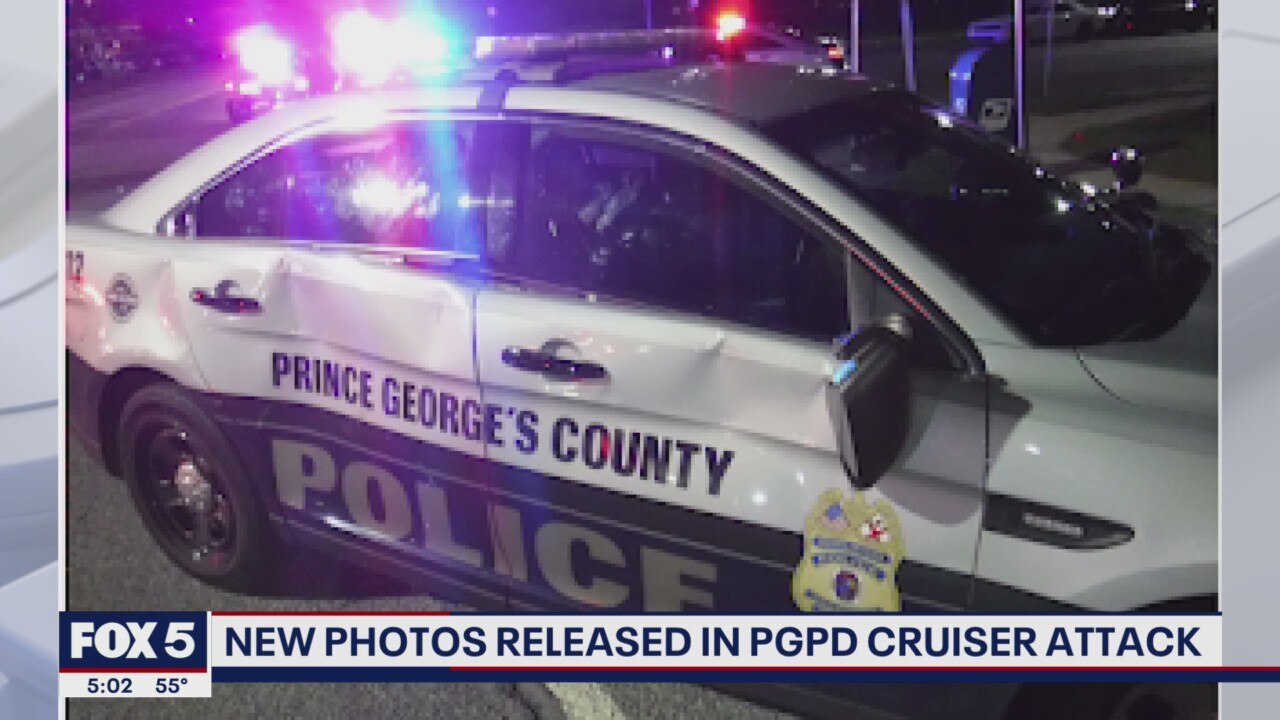 New photos released in PGCPD cruiser attack