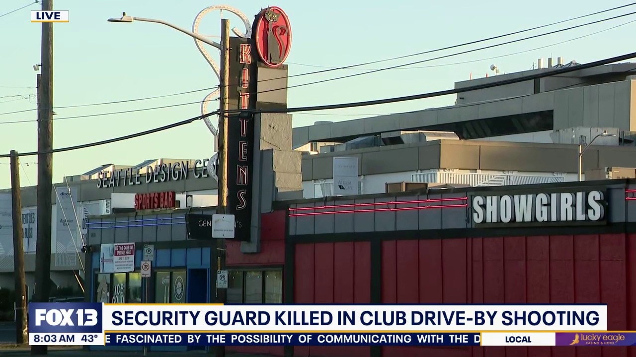 Security guard killed in Seattle nightclub drive-by shooting