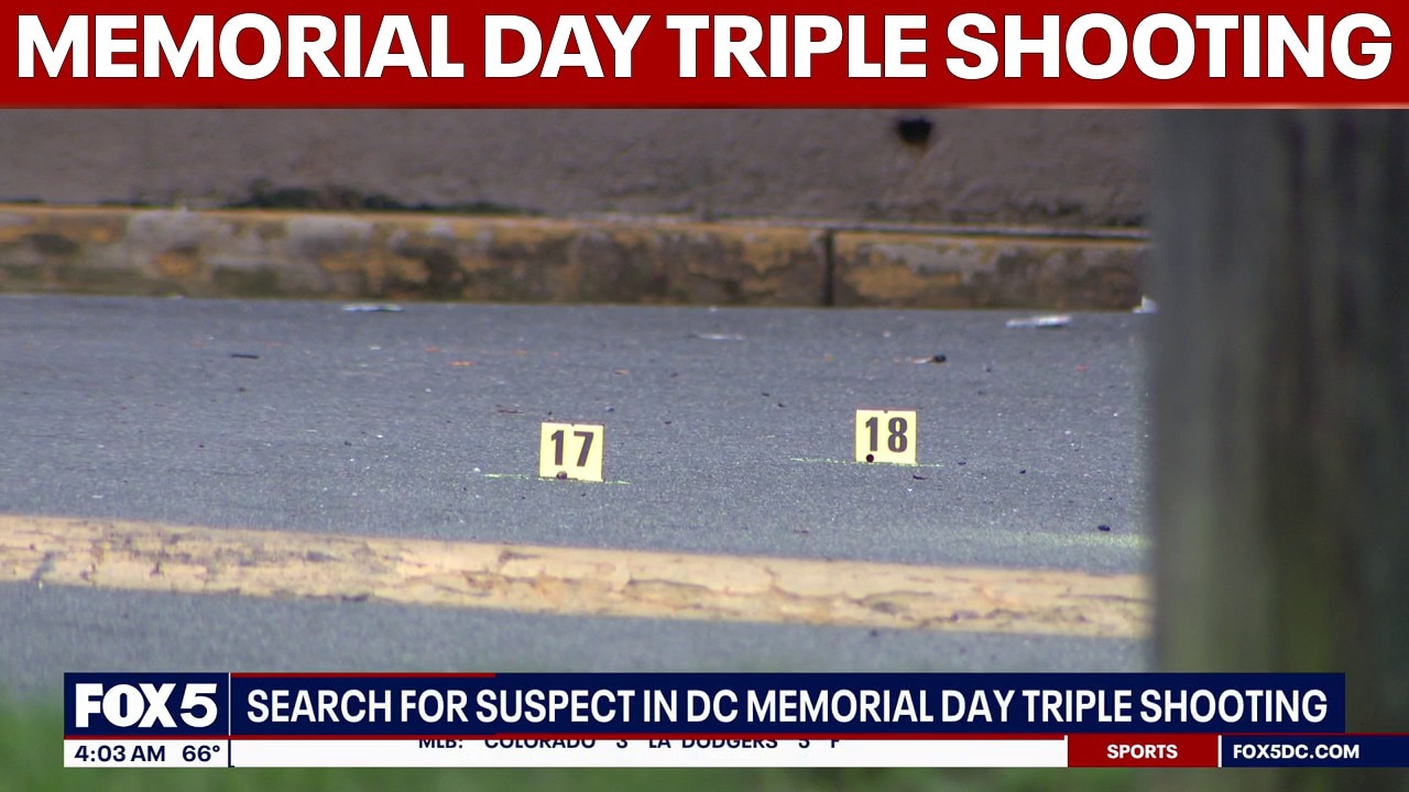 Search continues for suspect in DC Memorial Day triple shooting