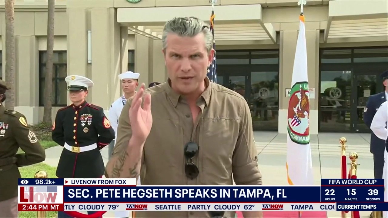 Hegseth says US will strike Iran "hard" tonight 