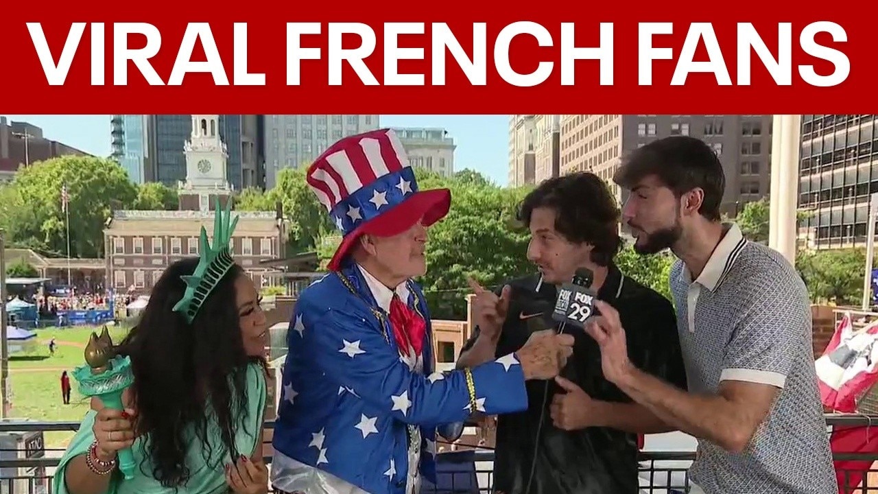 Viral French fans celebrate America 250 ahead of FIFA World Cup match