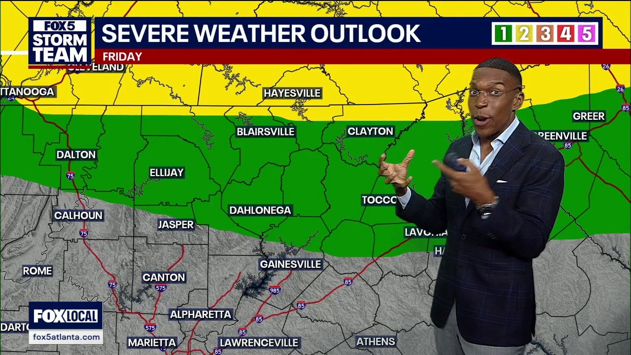 Thursday evening forecast