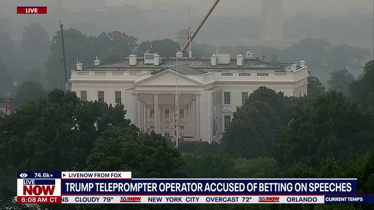 Trump teleprompter accused of betting on speeches