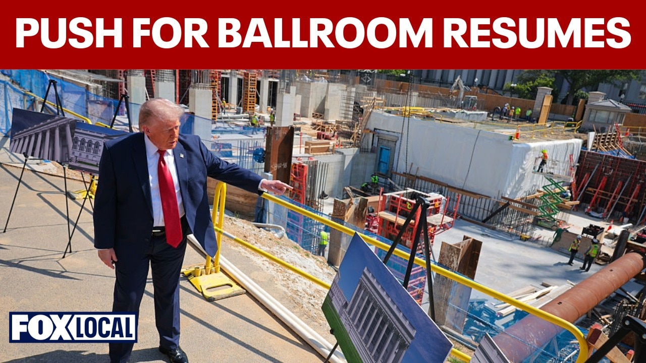 Push for Trump's ballroom resumes after White House shooting