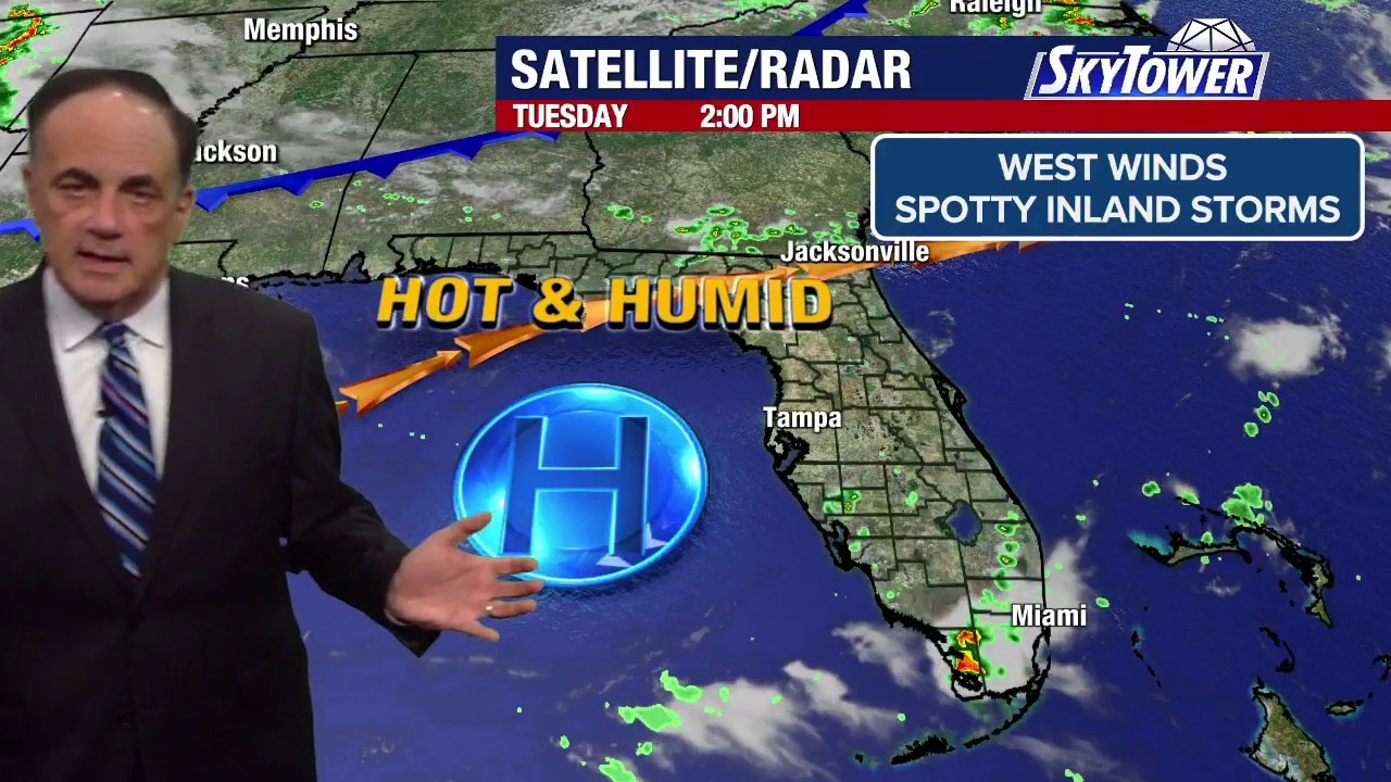 Tuesday evening forecast