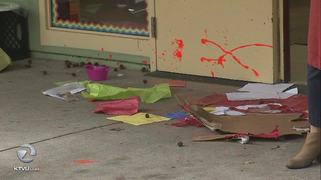 'Horrible case of vandalism': Someone trashed Oakland elementary school over spring break