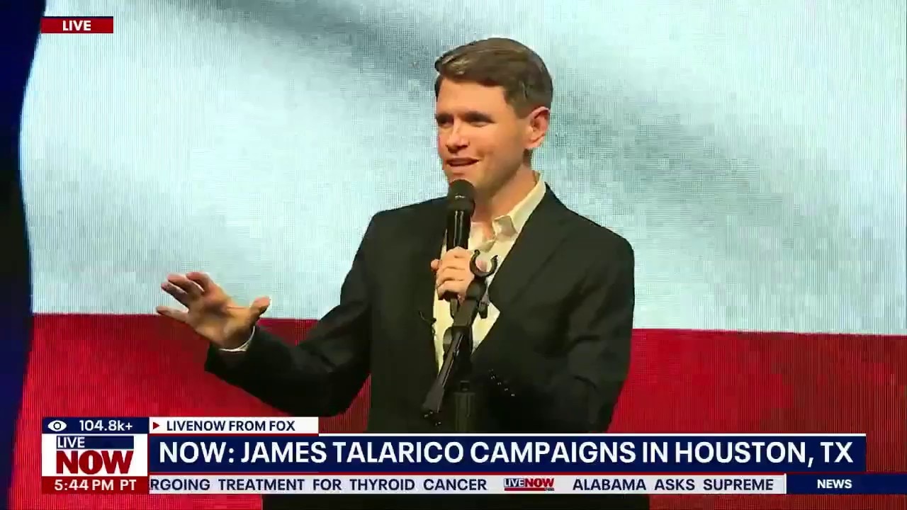Texas state Rep. James Talarico speaks in Houston 