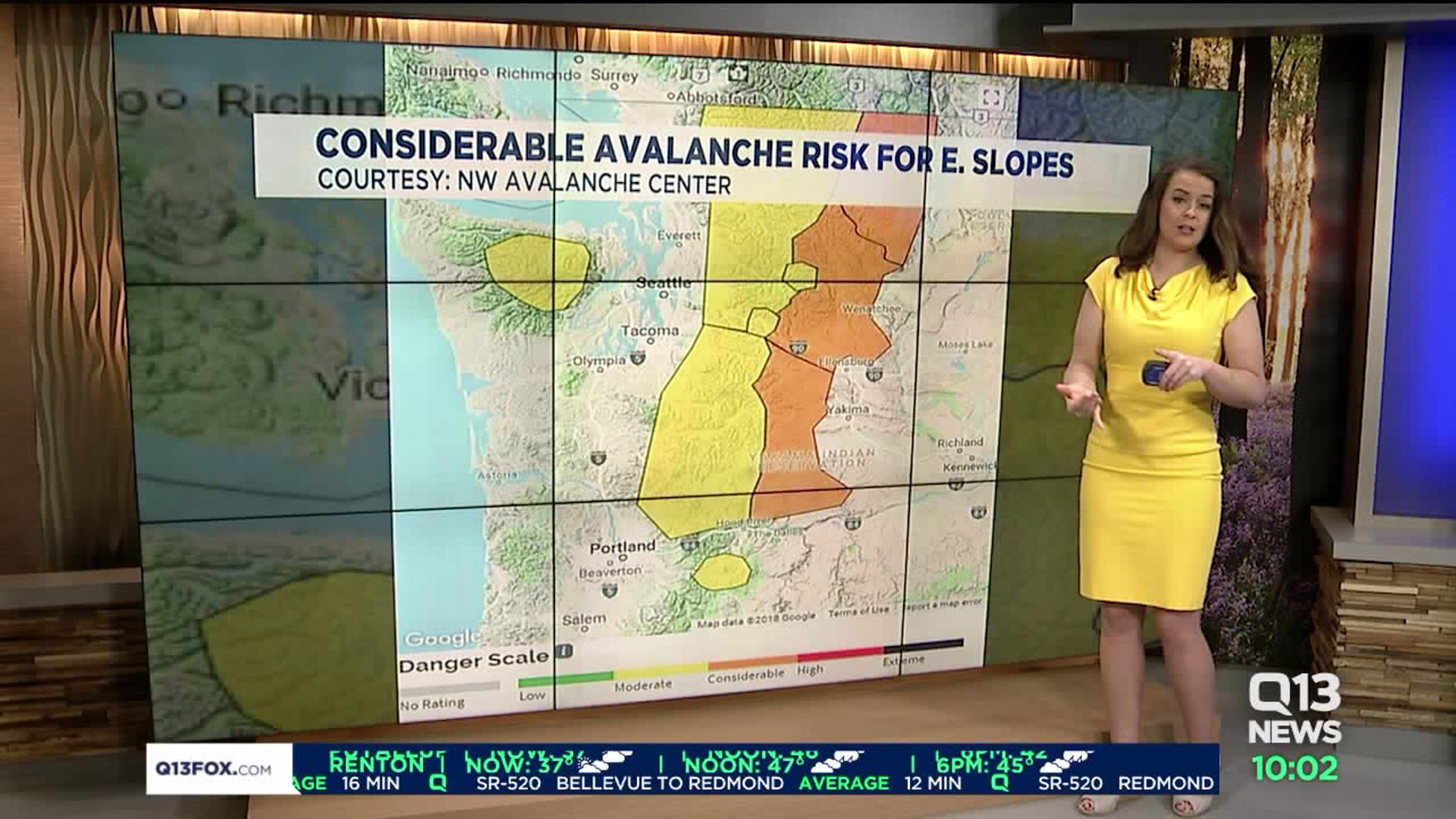 Considerable avalacnche risk for Cascades