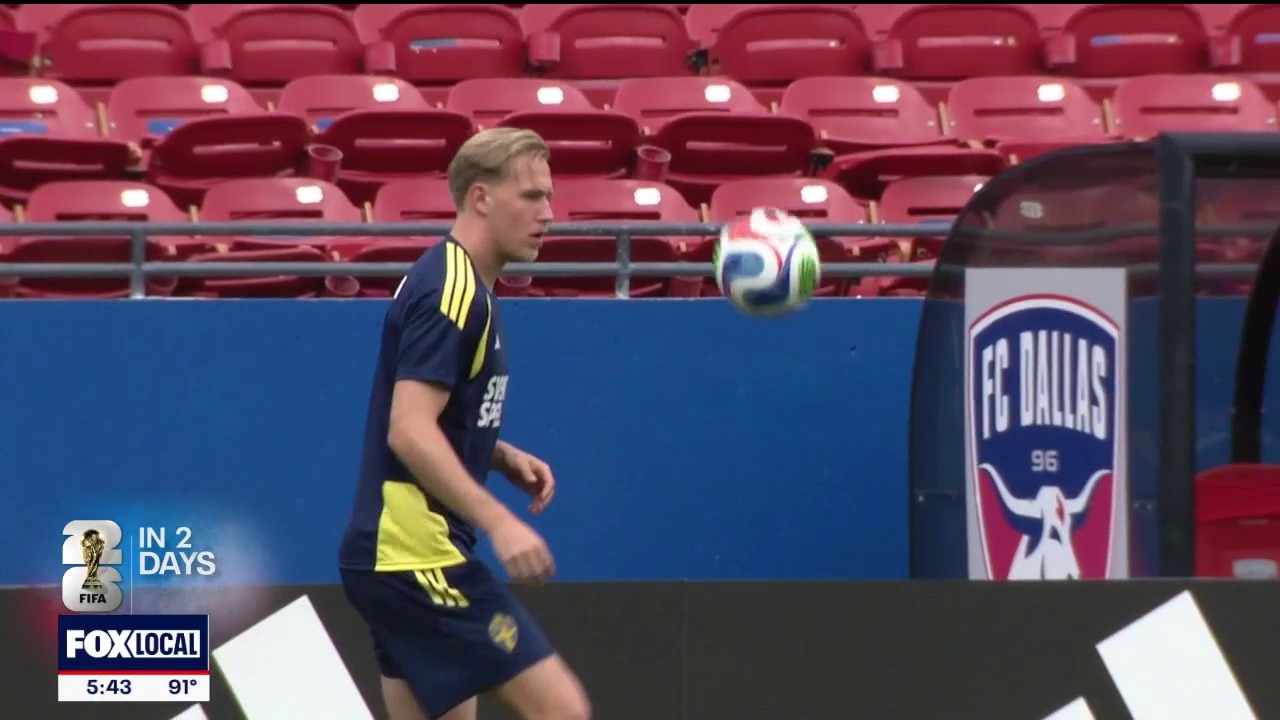 Sweden practices in Frisco ahead of World Cup