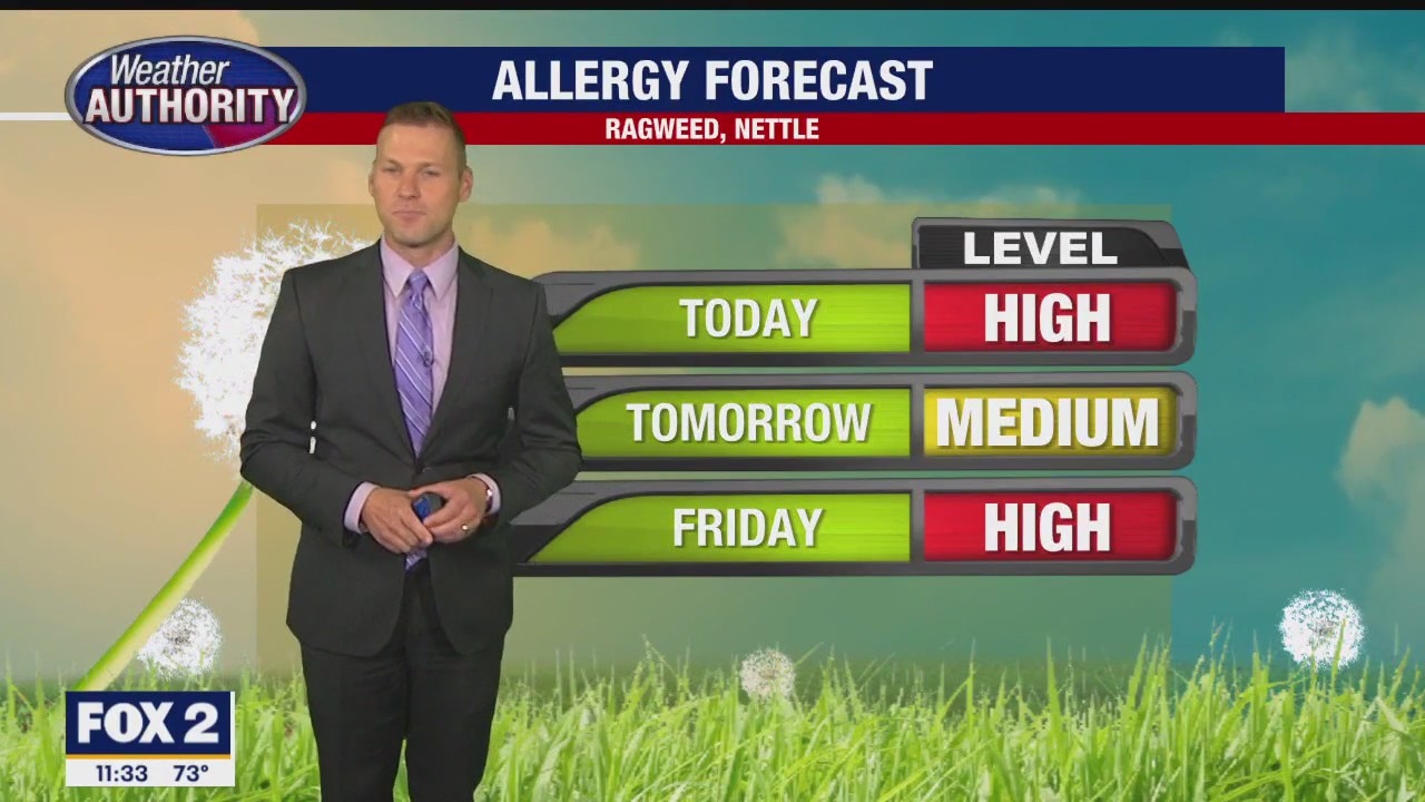 A drier, sunnier Wednesday on tap