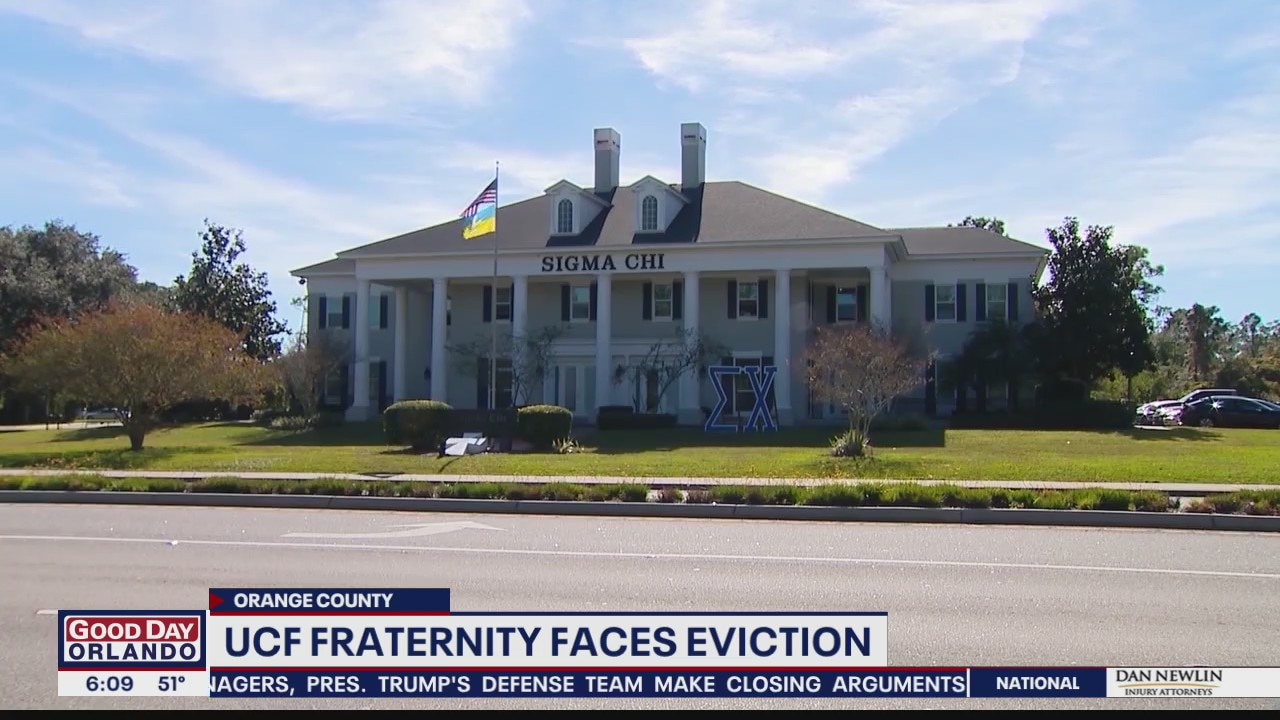 UCF fraternity faces eviction