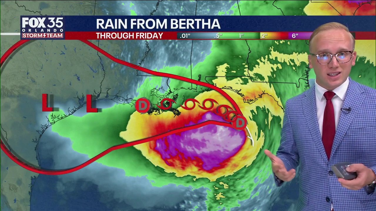 Orlando Weather Forecast: Tracking Bertha in the Gulf