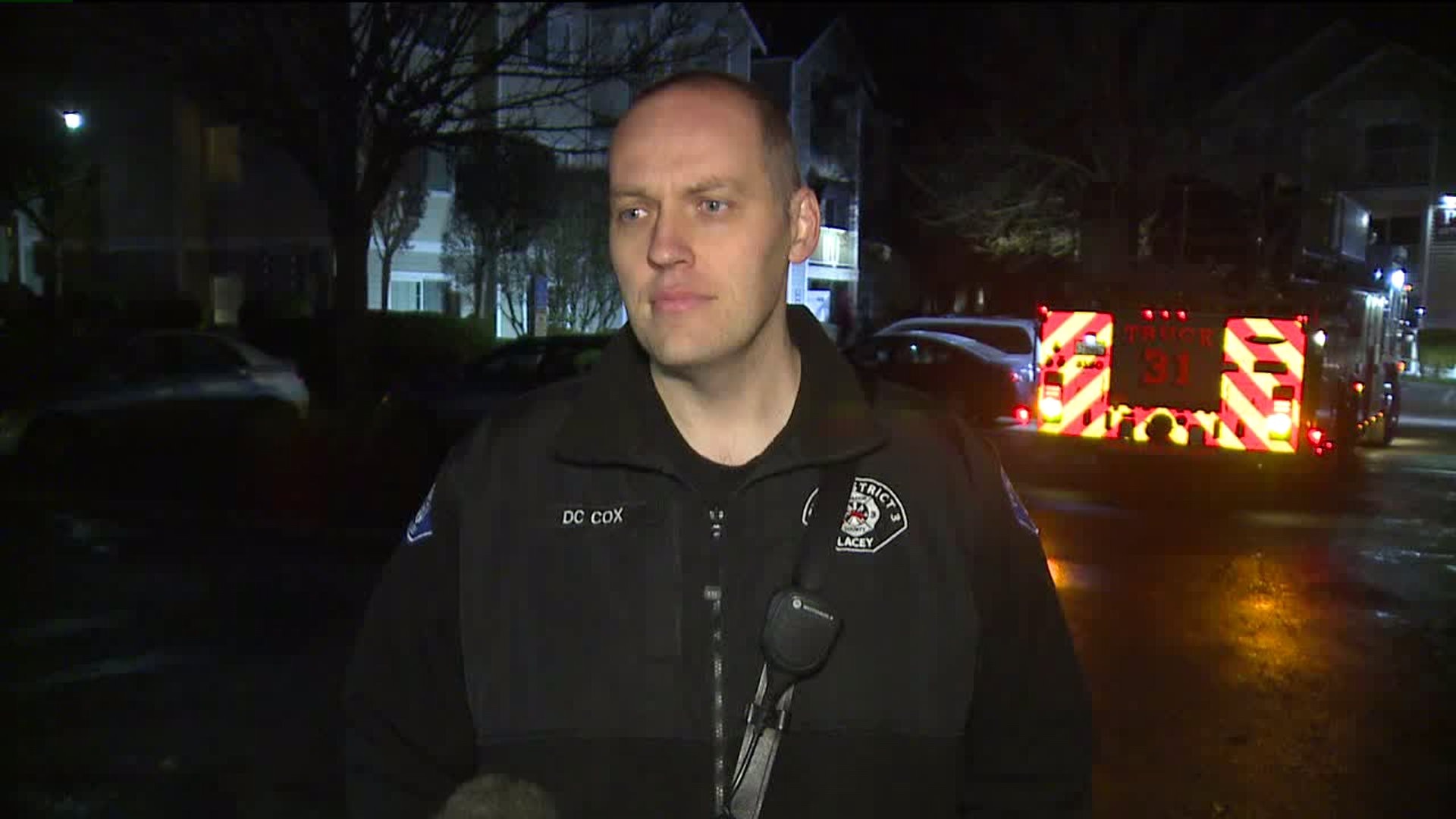 Two alarm fire in Lacey displaces several