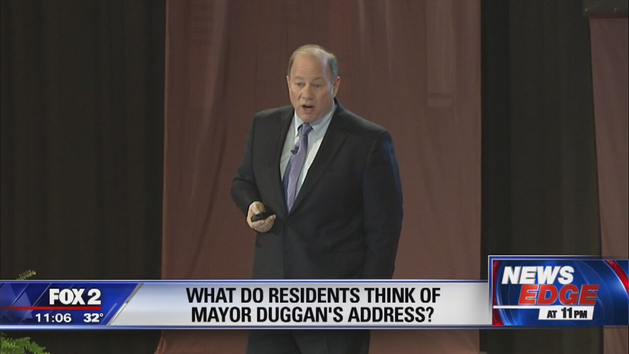 Detroit residents excited by Duggan's vision in State of City