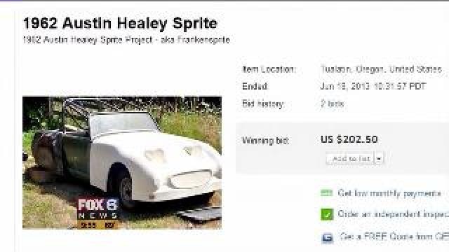 Toddler buys car on eBay