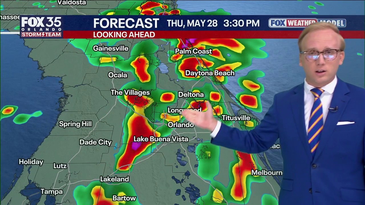 Orlando Weather Forecast: Tracking widespread storms Thursday and an update in tropics