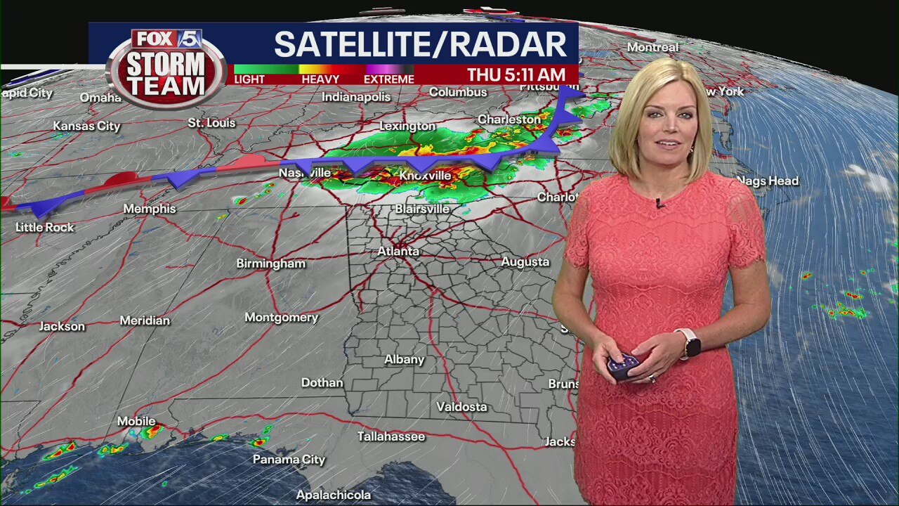 Thursday morning weather forecast