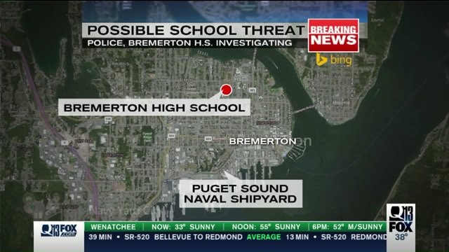 Police investigating report of possible school violence threat in Bremerton