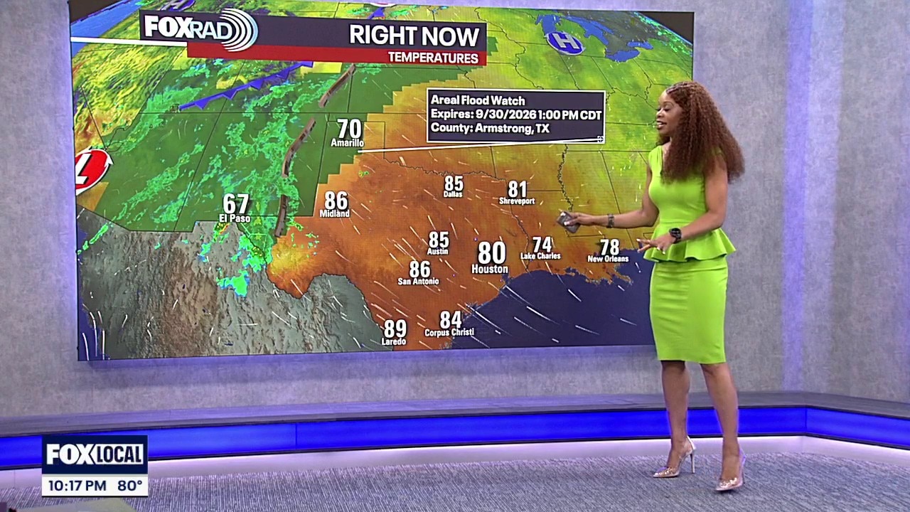 Houston weather: Low rain Tuesday before higher chances, flood threat