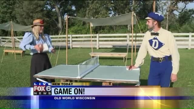 Laura learns how to play table tennis and Graces